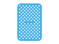 Tapete de Silicone Antiaderente para Forno, Próprio para Fritadeira a Ar. MDUG (azul)