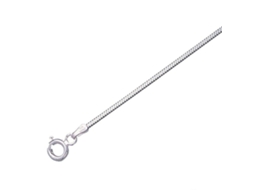 Dive Silver Square Snake Box Chain