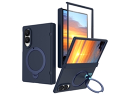 Capa Eifson Para Samsung Galaxy Z Fold8, Com Protetor De Tela, Proteção Para Dobradiças - Compatível - Azul Escuro
