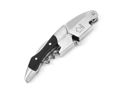 Abridor De Garrafas De Vinho Tinto Multifuncional Em Aço Inoxidável, Com Cabeça E Cauda Em Aço Preto