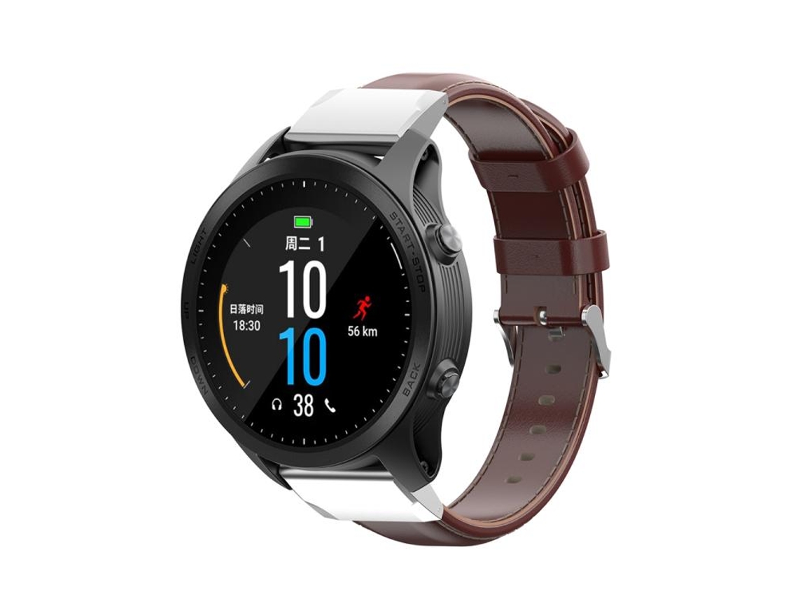 Bracelete Garmin Quickfit Couro de Bezerro de 20mm XIAOMOYU