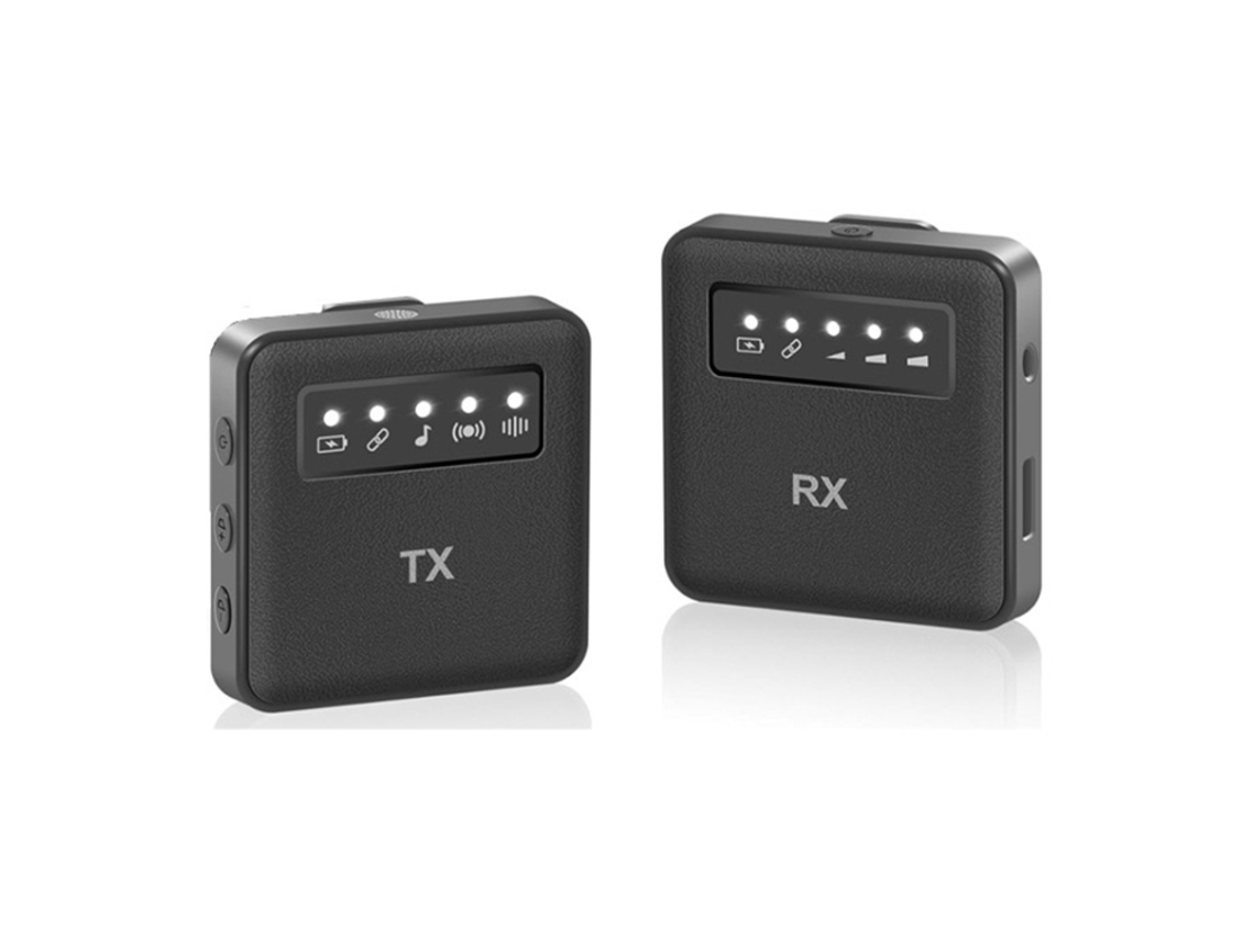 Microfone De Lapela Sem Fio Usb 1 Para Iphone, Ipad, Android E Câmeras Aquaforge