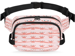 Pochete Fofa em Formato de Caranguejo para Mulheres 22 8 X 6 3 X 15 5 Cm Design Diy Pa Impermeável S/MARCA