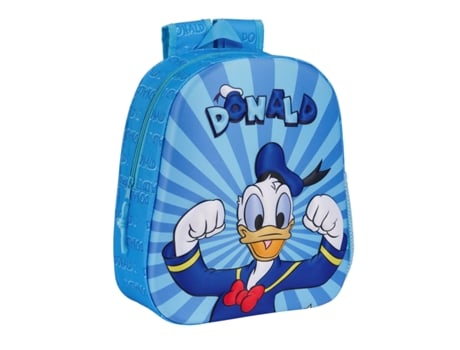 Mochila Infantil 3D DONALD Azul 27 x 33 x 10 cm
