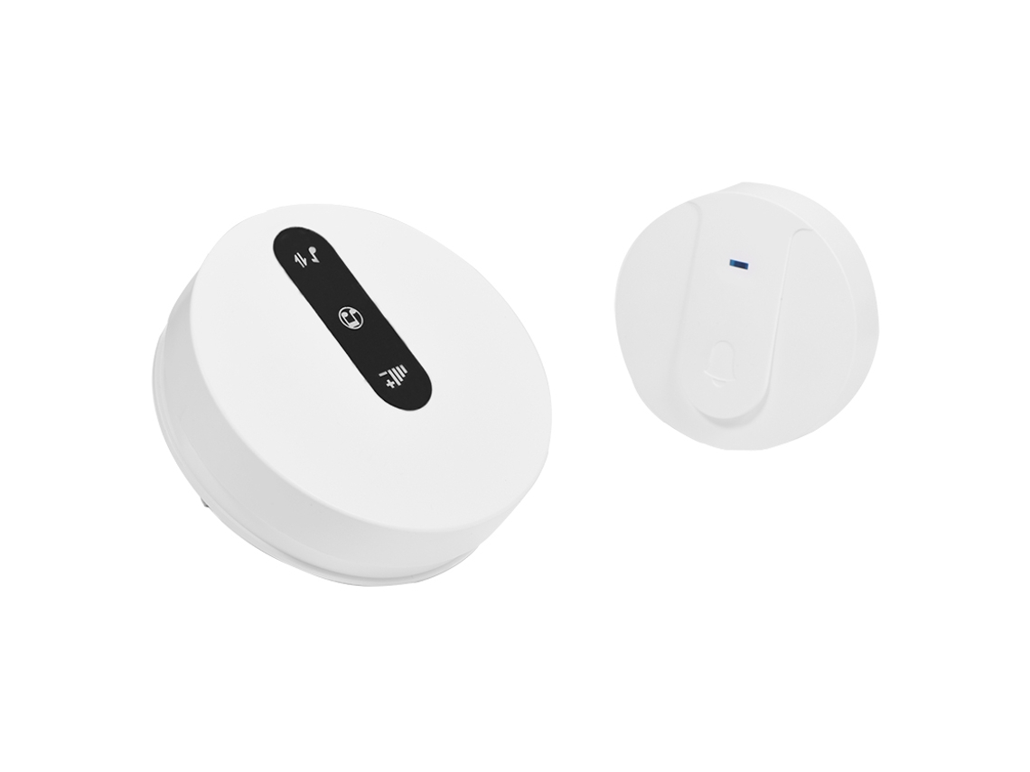 Campainha Sem Fio Autogeradora Resistente À Água Laxiscreed Para Uma Ou Várias Entradas