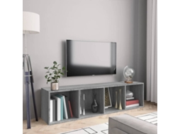 Vidaxl Estante/móvel De Tv 143x30x36 Cm Madeira Proc. Sonoma Cinza
