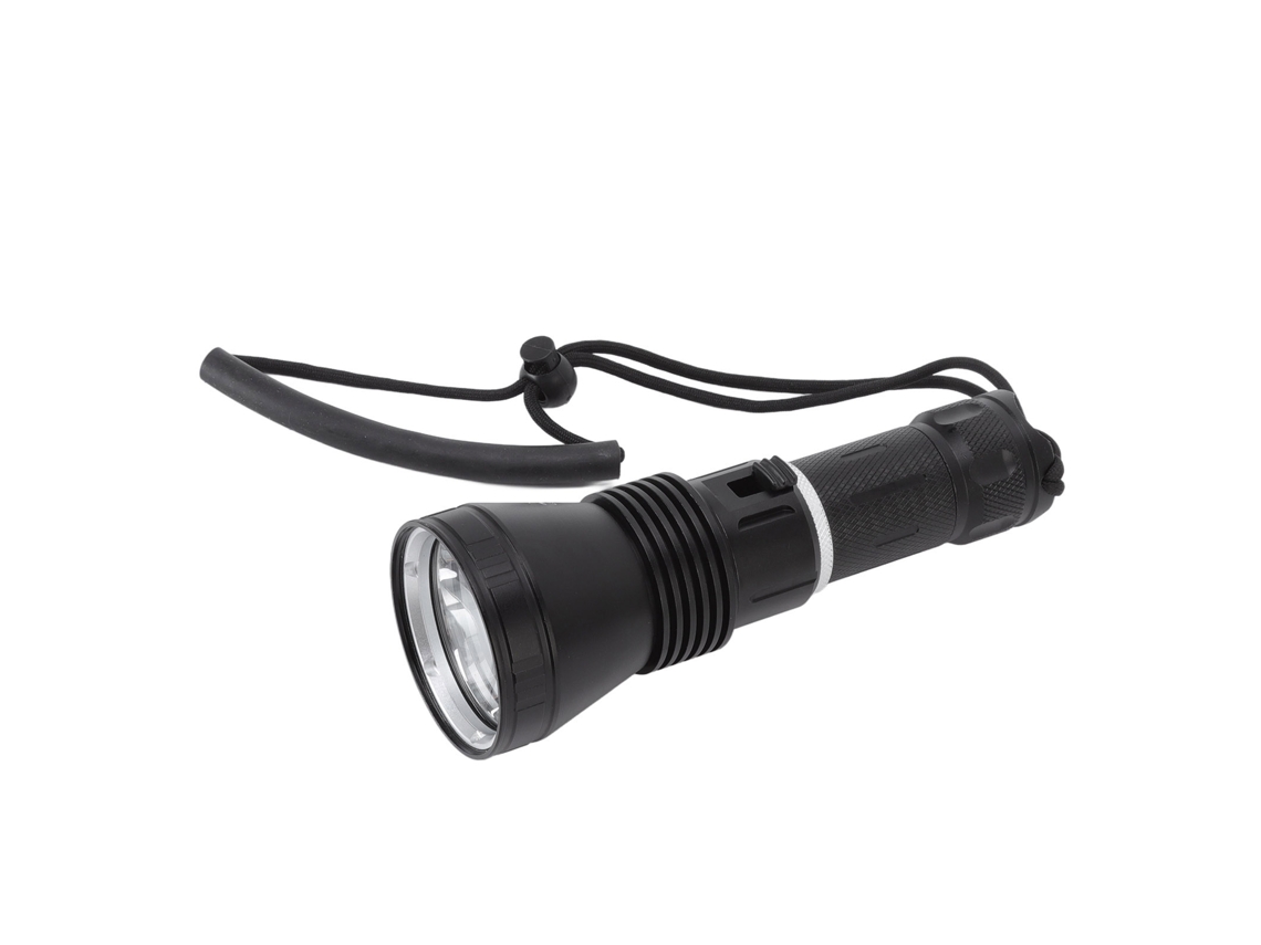 Lanterna de Mergulho 8000lm IPX8 Subaquática até 100m Alumínio LED Quad Core P50 | S/MARCA
