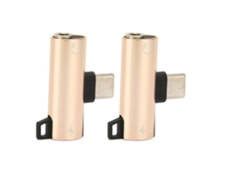 Adaptador (type-c Para Áudio 3.5mm, Compatível Com Dispositivos Xiaomi E Leeco)