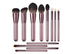 Pincéis De Maquiagem 12 Peças, Conjunto Profissional Premium De Pincéis De Maquiagem Sintéticos Para Base, Mistura, Blush, Pó, Corretivo, Sombras