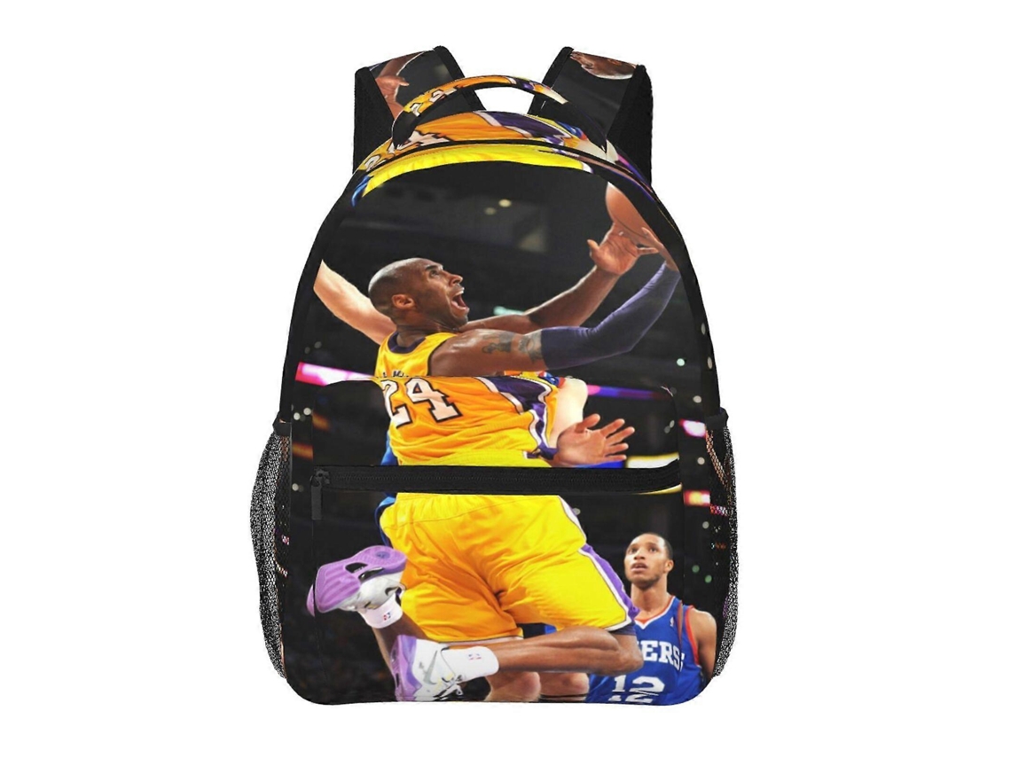 Mochila Kobe Bryant Y79 Para Escola E Trabalho, Leve E Impermeável, Mochila Estilosa Para Estudantes E Adultos K79
