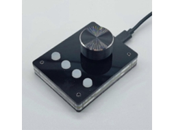 Teclado Programável Multimídia Com Botão Usb, Teclado Personalizado, Mini Teclado Macro, Controlador De Volume Everley891 (pequeno Botão Preto)