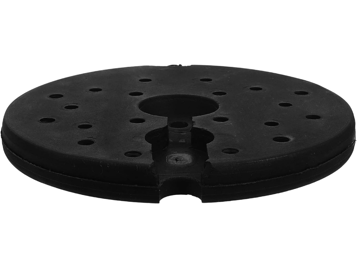 Base Ponderada Para Candeeiro De Mesa, 240 Mm De Diâmetro, 22 Mm De Espessura, Em Metal, Base Estável.