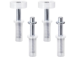 Rolo Duplo Para Porta Basculante De Duas Folhas, Roda Guia Do Rolo, Kit De Ferramentas Para Porta Duas Folhas