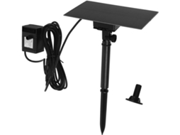 Fonte Solar Inoomp com Estaca para Fixação no Solo, para Jardins e Lagos. Bomba de Água Solar para Bebedouros de CHABERLU