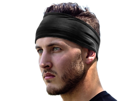 Faixa De Correr E Tronic Edge Bandas Esportivas Antideslizantes Para Futebol, Yoga, Exercícios De Academia Unissex, Preta E Tronic Edge