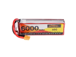 2 Peças Zop Power 11,1 V 6000 Mah 65c 3s Bateria Lipo Xt60 Plug Para Drone Rc