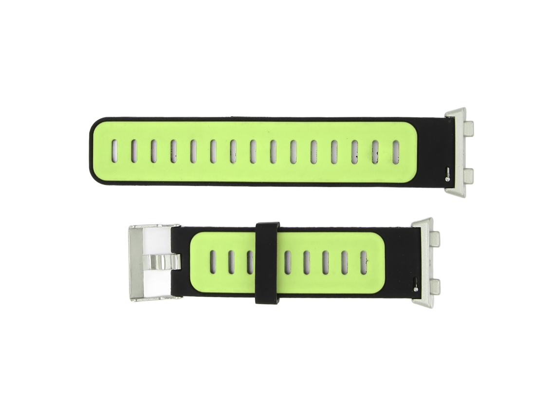 Aetheria pulseira de Silicone para Oppo Watch 2 46mm, Pulseira Esportiva Macia e Respirável (preto Verde)