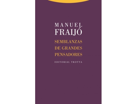 Livro Semblanzas De Grandes Pensadores de Manuel Fraijó (Español)
