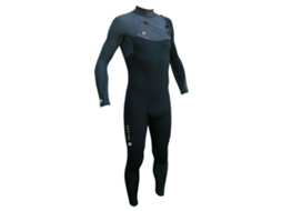 Terno de Neoprene Manga Longa com Zíper no Peito Egeo Iv Preto Lseland