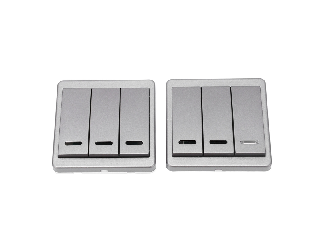 Laxiscreed Interruptor Remoto Wireless De 3 Canais Para Casa E Quarto, Controlo Inteligente