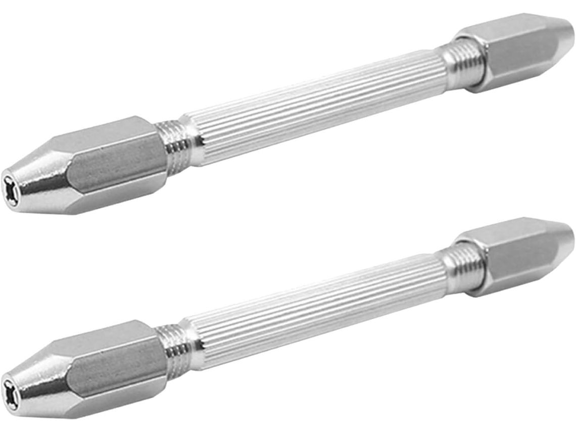 Broca Manual Hexagonal De Latão Com Cabeça Dupla, Mandril Mini