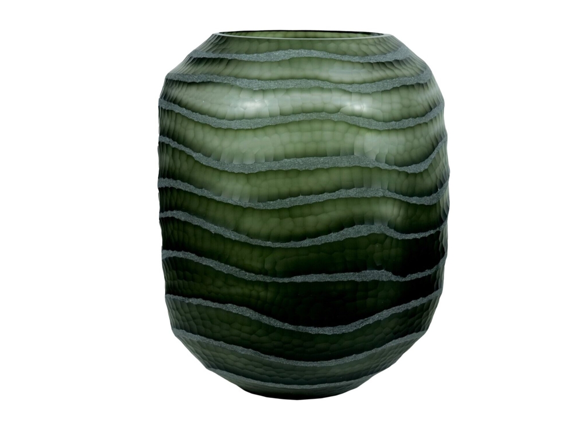 Vaso de Vidro Esmaltado, 4,5 Kg, 27 X 27 X 33 Cm ALEXANDRA HOUSE LIVING