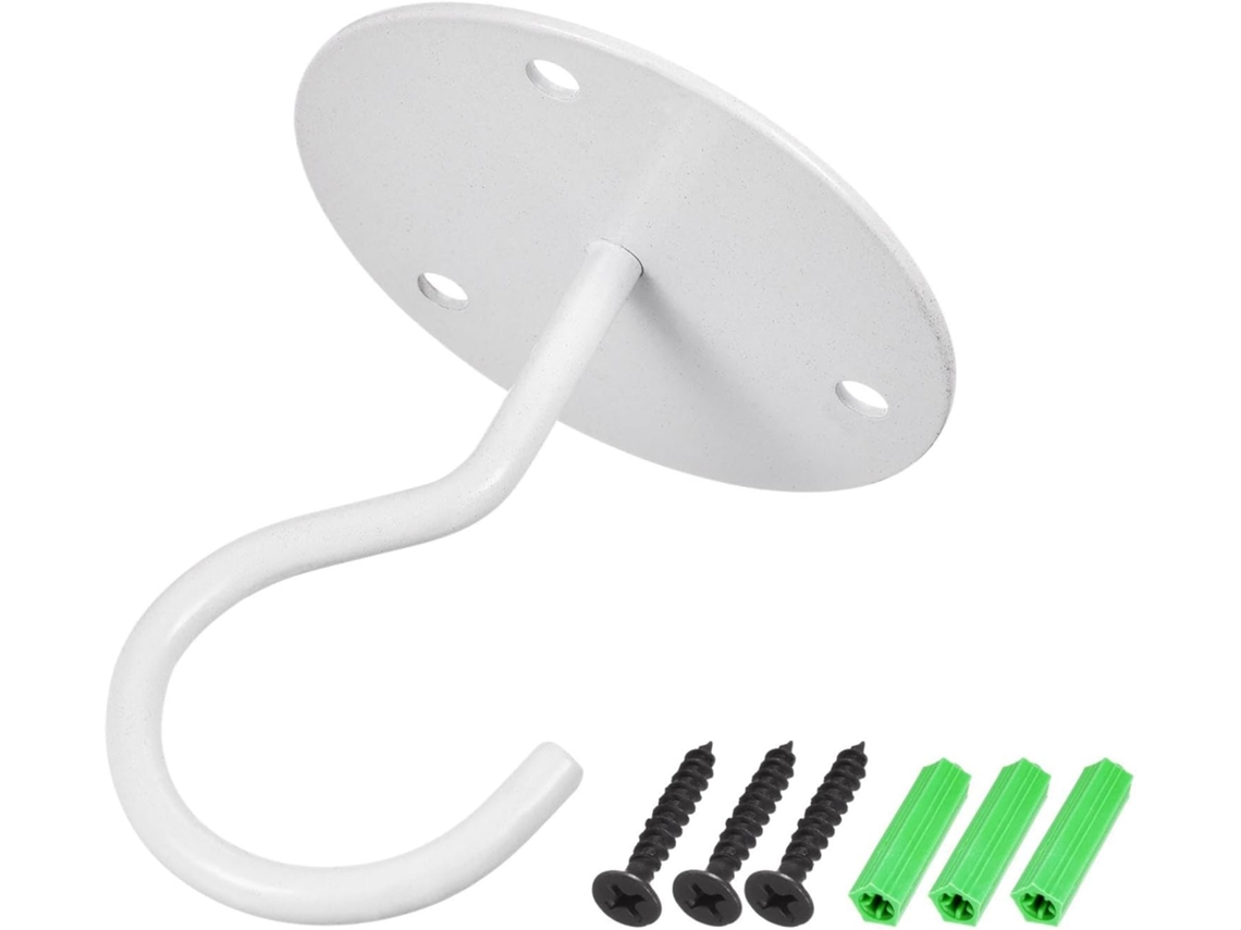Jkapcyjfhf Ganchos De Parede Teto 65mm Pendurar Plantas, Brancos, Pacote Com 2 Unidades