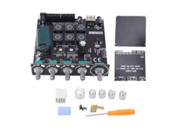 Vlrla-placa De Amplificador De Potência 2.1 Canais Módulo De Amplificador Estéreo Bluetooth Dc12‑24v 50wx2+100w Controle App
