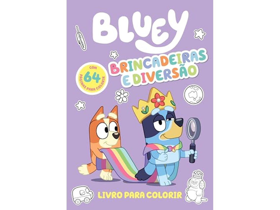 Livro Bluey Livro Para Colorir Brincadeiras E Diversão de On Line Editora (Português)