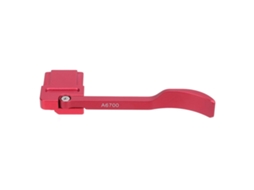 Camera Thumb Handle Foldable Aluminum Alloy Camera Hot Shoe Thumb Support For A6700 Red LAXISCREED