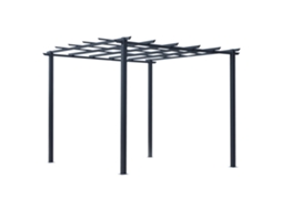 Tenda/gazebo MDUG 6x3m com Paredes Laterais, Portas e Janelas Removíveis (branco)