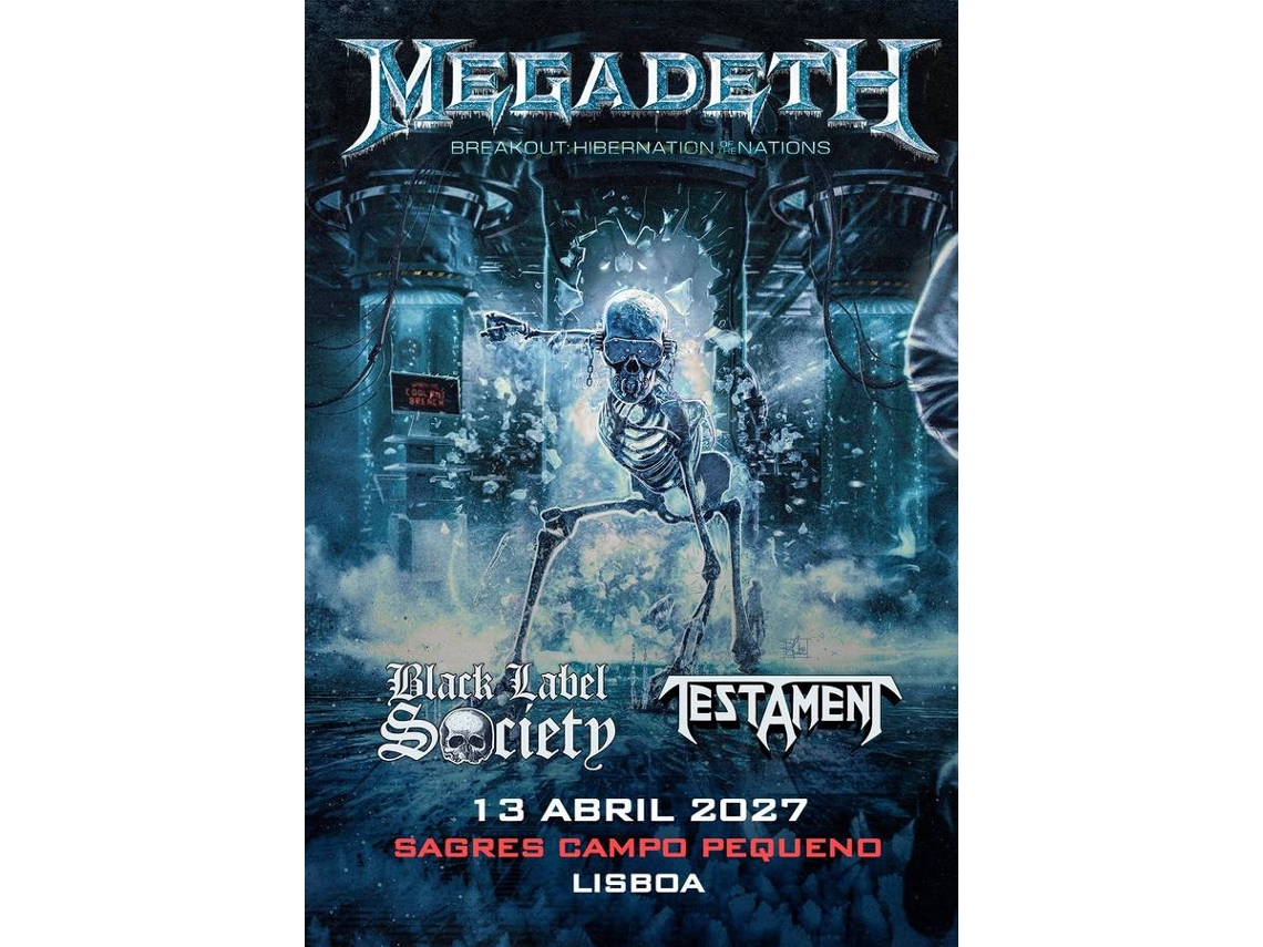 Bilhete MEGADETH|LISBOA