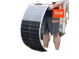 Painel Solar, Design Flexível, Alta Eficiência, Pet Flexível 95w Oem
