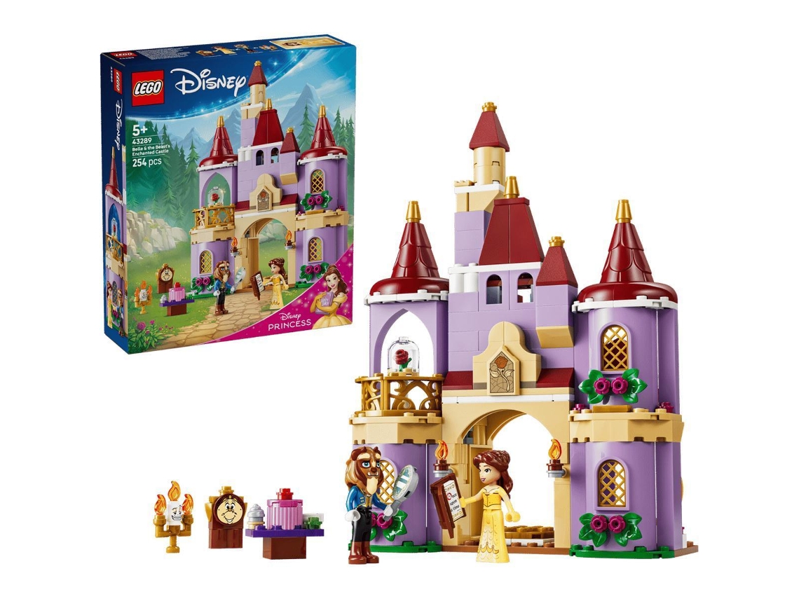 Lego® 43289 Disney Princesas A Bela e a Fera Castelo Encantado Brinquedo