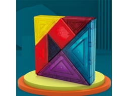 Primerox blocos de Construção Tangram Magnéticos para Crianças com Reconhecimento de Formas e Estimulação Intelectual