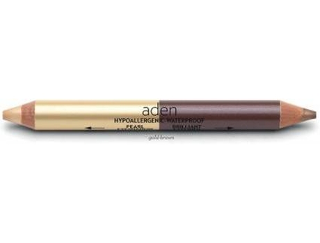 Lápis de olhos    Duo Castanho/Dourado