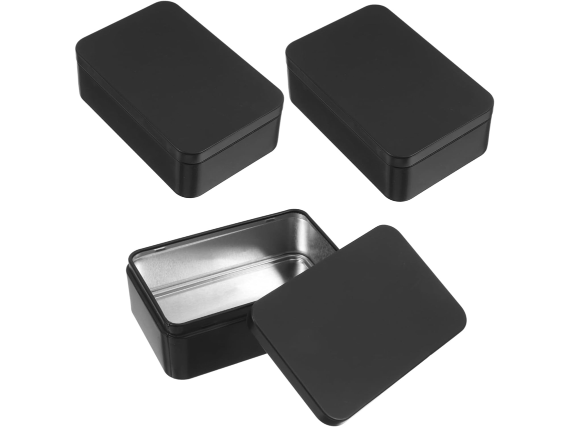Caixas Para Guardar Cartas De Baralho, Organizador Portátil, Conjunto De 3, Estojo Resistente