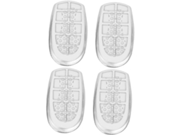 2 Pares De Protetores Calcanhar Em Gel Autoadesivos, Respiráveis E Antiderrapantes, Que Oferecem Suporte E Conforto Para