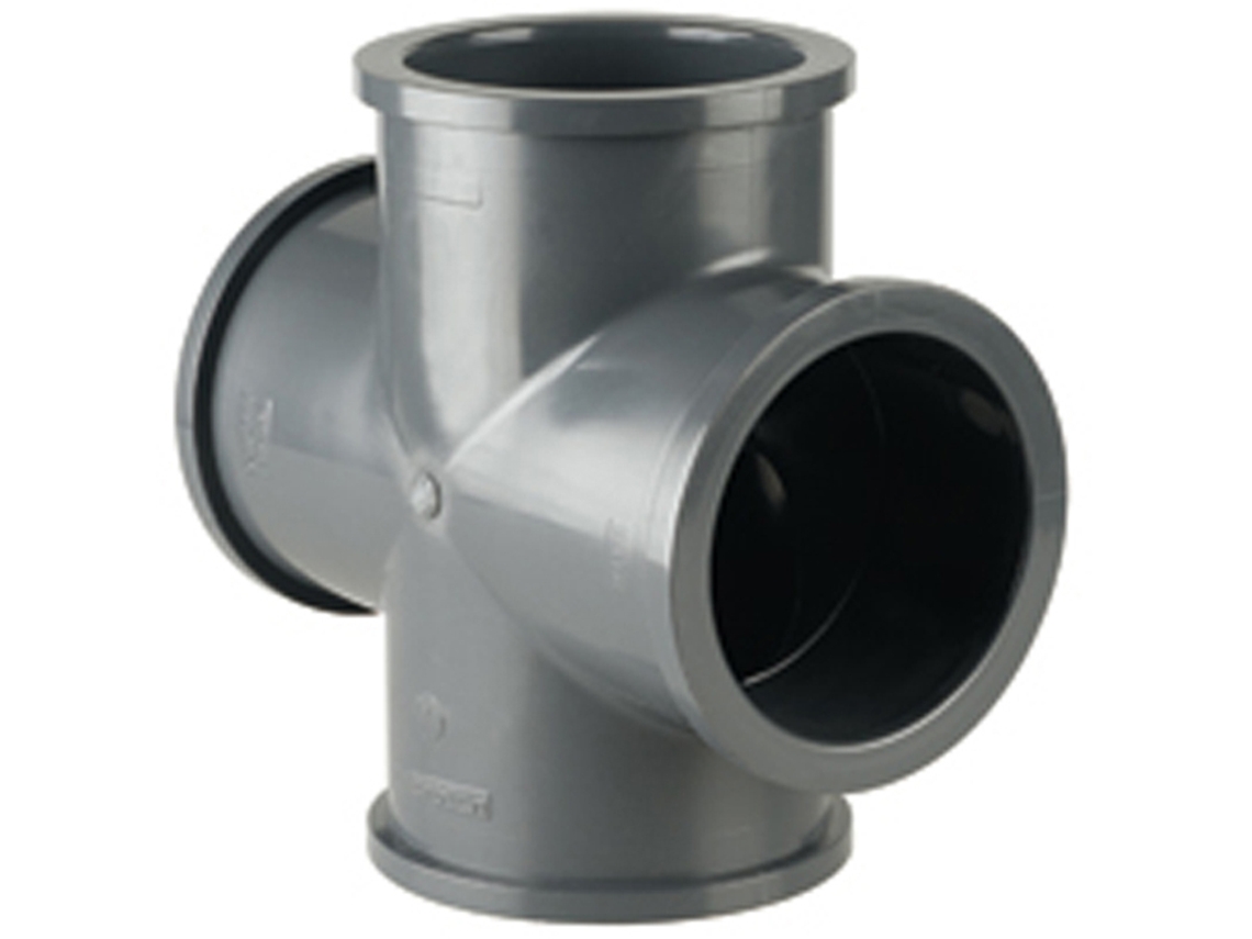 Cruz de 90º PVC Netvitc 200 HIDROTEN