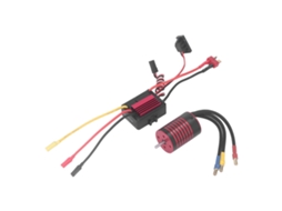 Mali conjunto Motor Esc Sem Escova 2838 4400kv e Esc 35a para Carro Rc 1/14 1/16 Substituição Vermelho