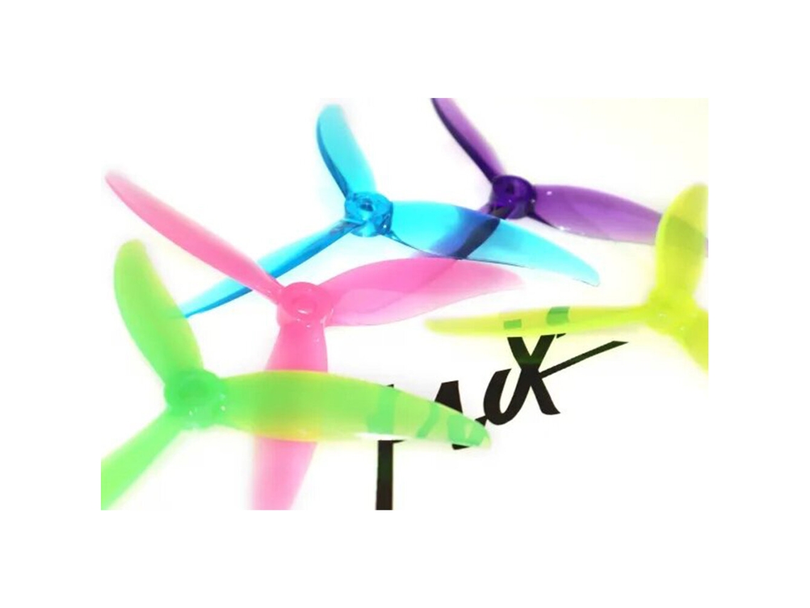 Hélice Hqprop Mck de 5,1 Polegadas com 3 Pás, Verde para Drones de Corrida Fpv Freestyle Diy. MDUG (6 Pares)