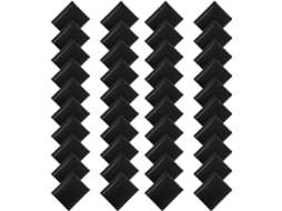 Envelopes de envio acolchoados pretos, 11x13,4 cm, autoadesivos, impermeáveis, com bolhas de ar e resistentes a impactos.