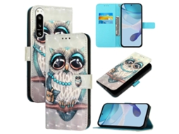 Capa De Celular De Couro Com Flip Horizontal E Pintura 3d