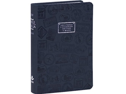Livro Bíblia Bilíngue Português Inglês Capa Azul Marinho de Sbb (Português)