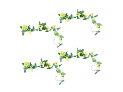 4pcs Rosas Artificiais Diy Decoração Casamento e Casa