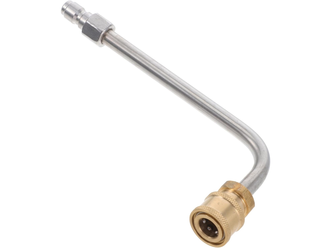 Lança Angular De Aço Inoxidável 15 Cm Com Conexão Rápida 1/4" Para