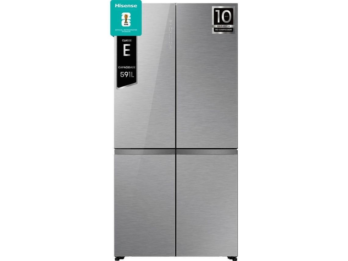 Frigorífico Americano HISENSE RQ5P605NSVE (Outlet Grade B - No Frost - 190 cm - 591 L - Inox)