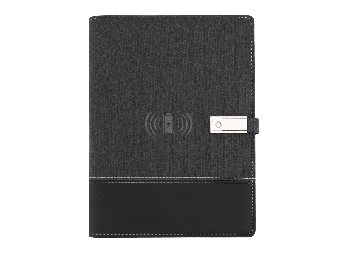 Cuaderno Inteligente A5 Com Lâmpada De Escritório De Carregamento Sem Fio E Bateria Externa Portátil