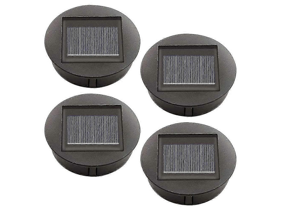 Omni 4 Peças de Luzes Solares de Substituição com Lâmpadas Led, Luzes Superiores Solares para Jardim, Impermeáveis Ip65, Fácil Instalação