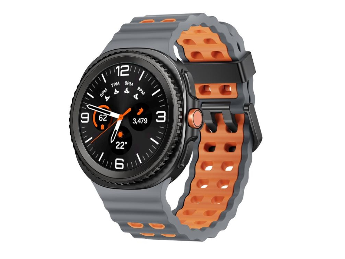 Bracelete Silicone com Padrão Xadrez para Samsung Galaxy Watch 4 XIAOMOYU (20mm)